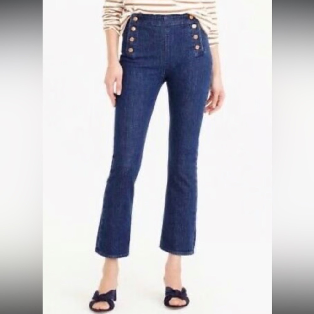 JCREW Billie Demi Boot Crop Jeans, Sz 31.